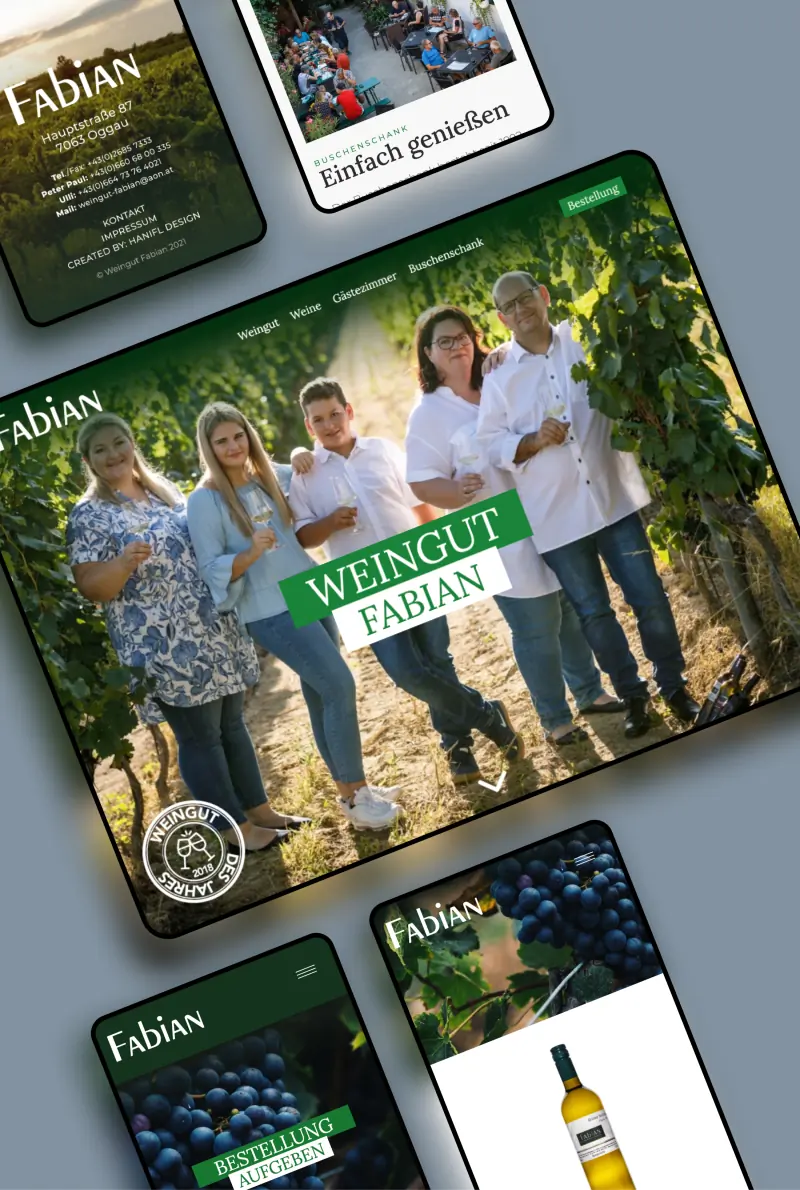 Projektvorschau Familienweingut Fabian