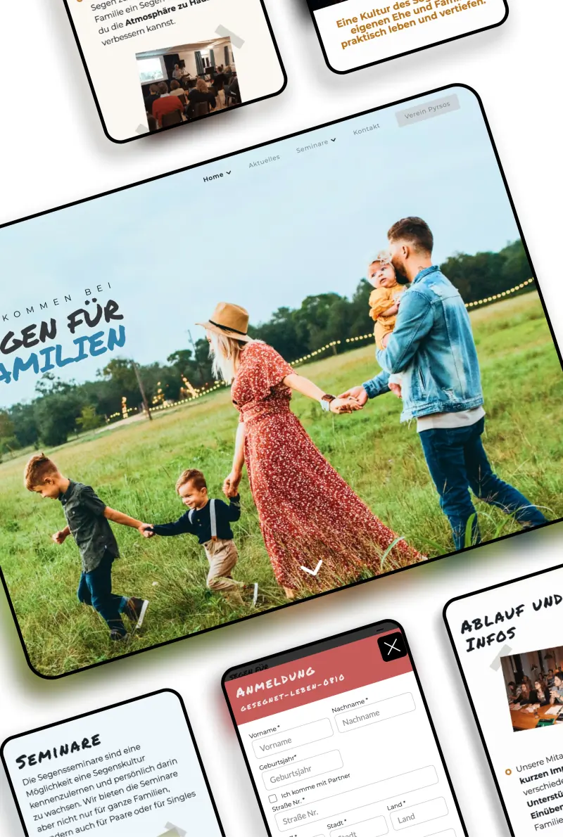 Projektvorschau Segen für Familien